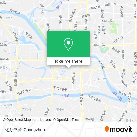 化孙书舍 map