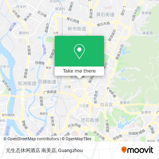 元生态休闲酒店 南美店 map