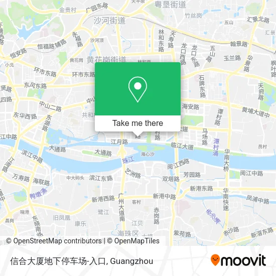 信合大厦地下停车场-入口 map