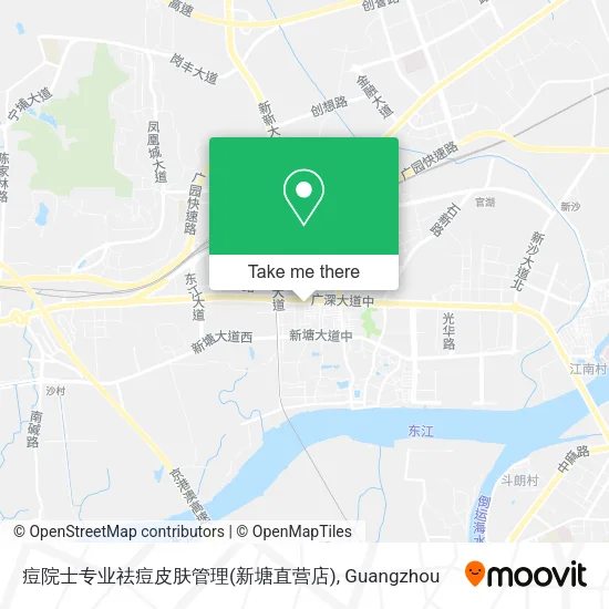 痘院士专业祛痘皮肤管理(新塘直营店) map