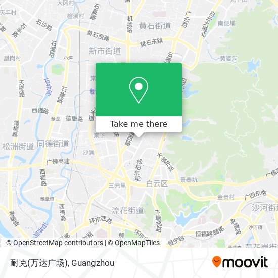 耐克(万达广场) map