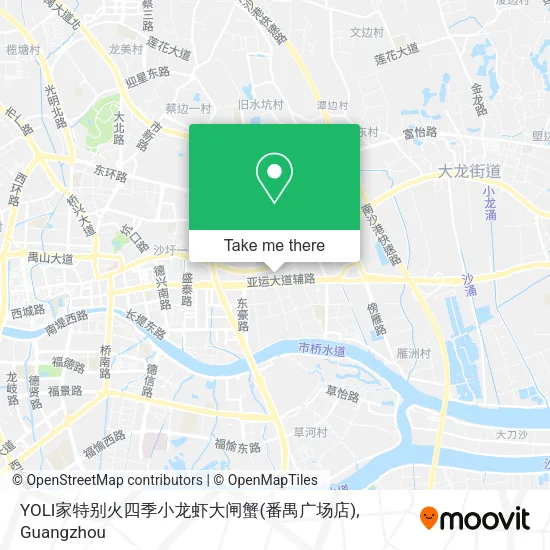 YOLI家特别火四季小龙虾大闸蟹(番禺广场店) map