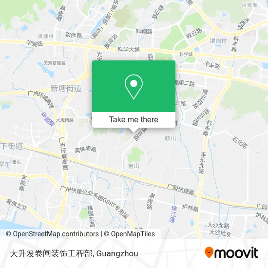 大升发卷闸装饰工程部 map