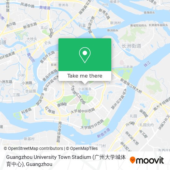 Guangzhou University Town Stadium (广州大学城体育中心) map