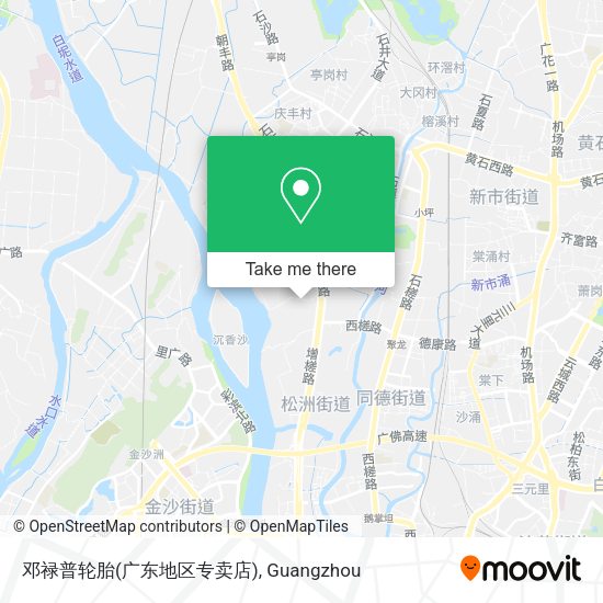 邓禄普轮胎(广东地区专卖店) map