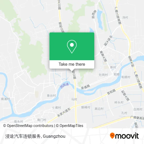 浸途汽车连锁服务 map