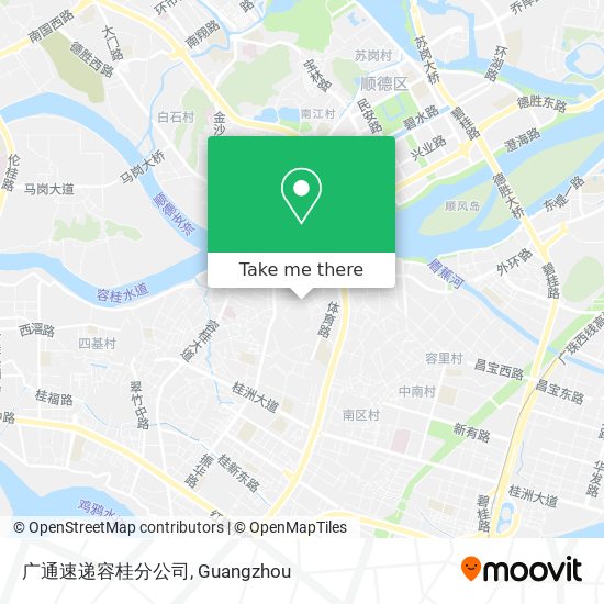 广通速递容桂分公司 map