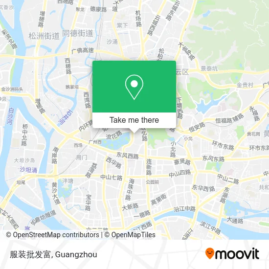 服装批发富 map