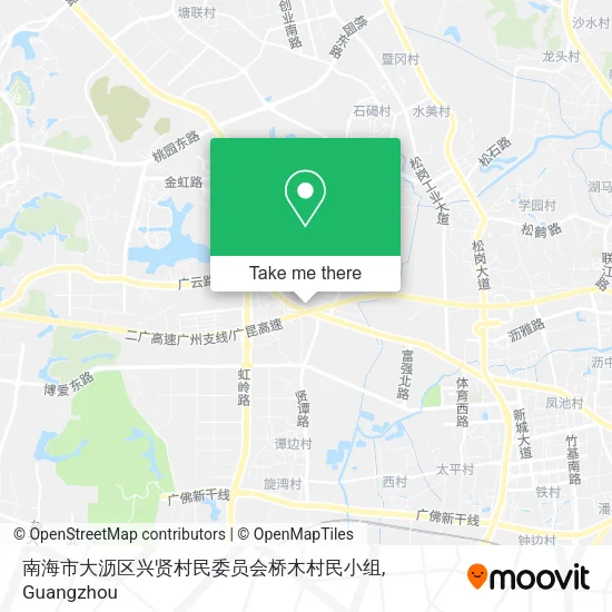 南海市大沥区兴贤村民委员会桥木村民小组 map