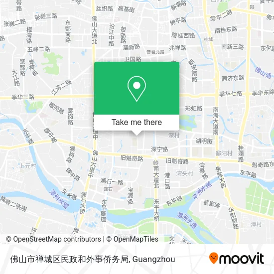 佛山市禅城区民政和外事侨务局 map