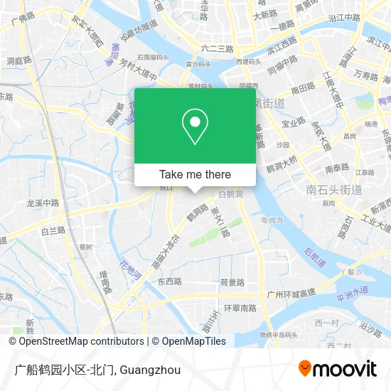 广船鹤园小区-北门 map