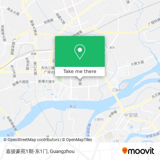 嘉骏豪苑1期-东1门 map