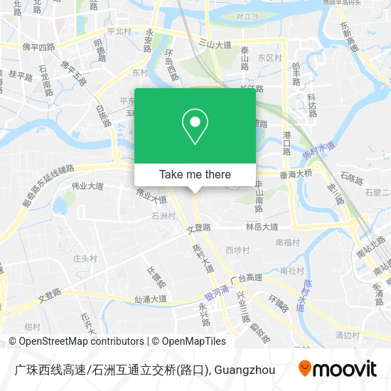 广珠西线高速/石洲互通立交桥(路口) map