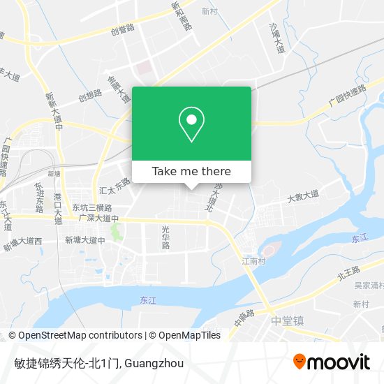 敏捷锦绣天伦-北1门 map