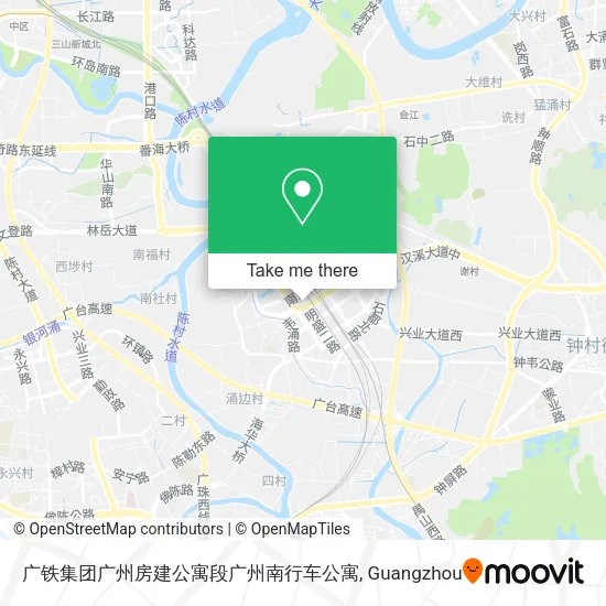 广铁集团广州房建公寓段广州南行车公寓 map