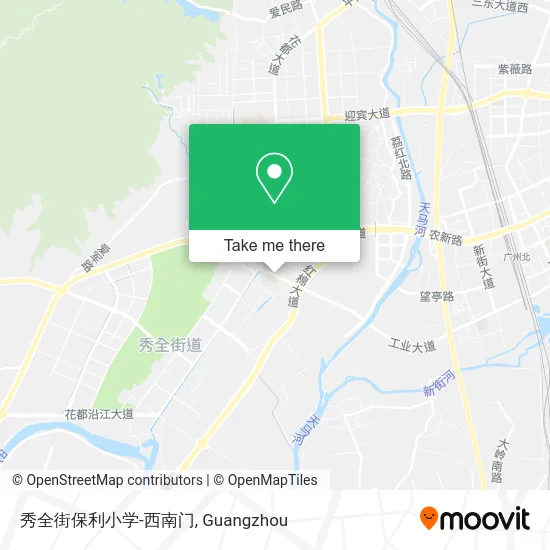 秀全街保利小学-西南门 map