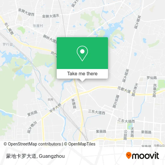 蒙地卡罗大道 map