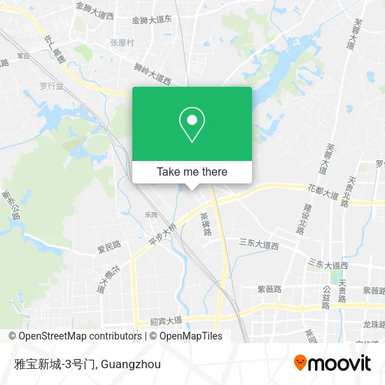 雅宝新城-3号门 map