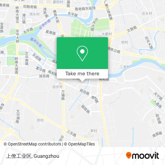 上僚工业区 map