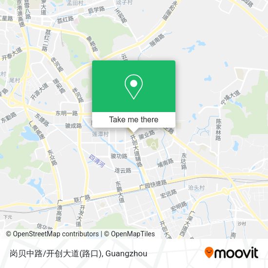 岗贝中路/开创大道(路口) map