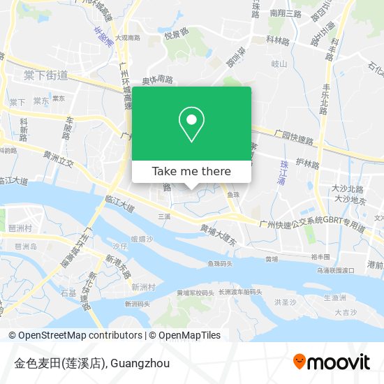 金色麦田(莲溪店) map