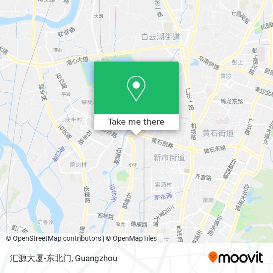 汇源大厦-东北门 map
