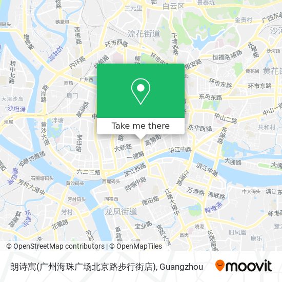 朗诗寓(广州海珠广场北京路步行街店) map