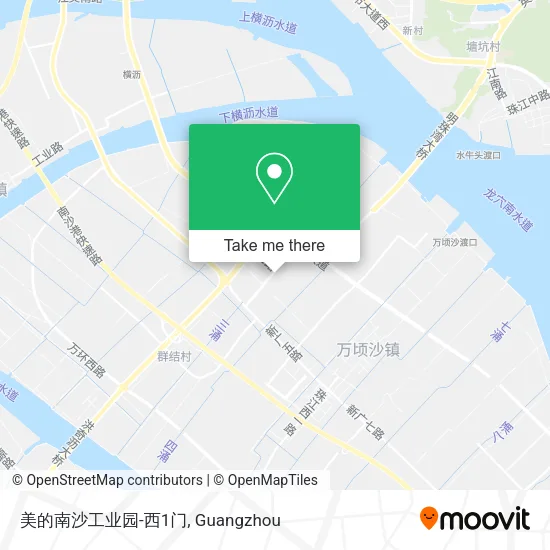美的南沙工业园-西1门 map