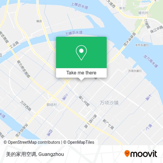 美的家用空调 map