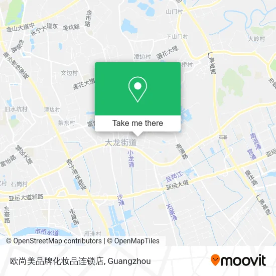 欧尚美品牌化妆品连锁店 map
