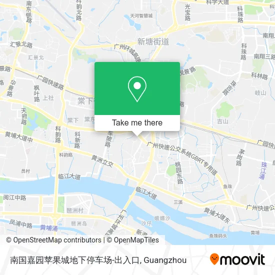 南国嘉园苹果城地下停车场-出入口 map