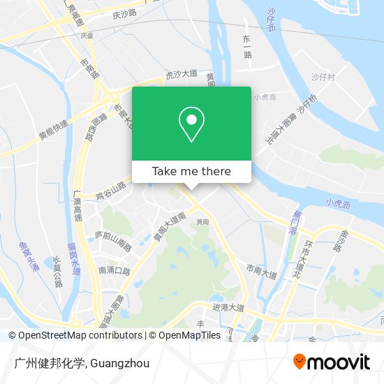 广州健邦化学 map