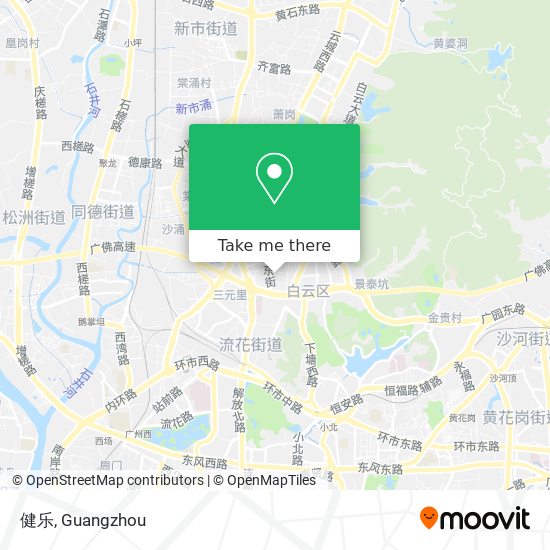 健乐 map