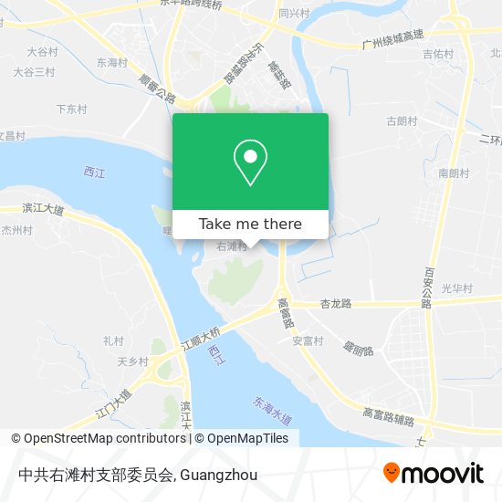 中共右滩村支部委员会 map