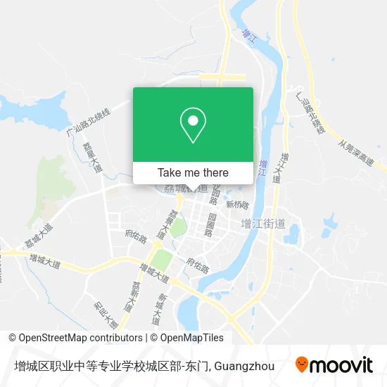 增城区职业中等专业学校城区部-东门 map