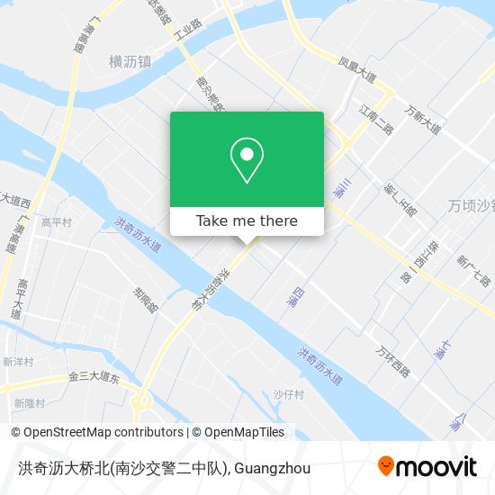 洪奇沥大桥北(南沙交警二中队) map