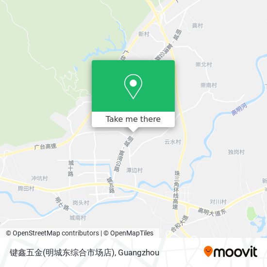 键鑫五金(明城东综合市场店) map