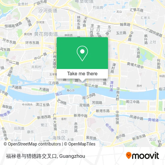 福禄巷与猎德路交叉口 map