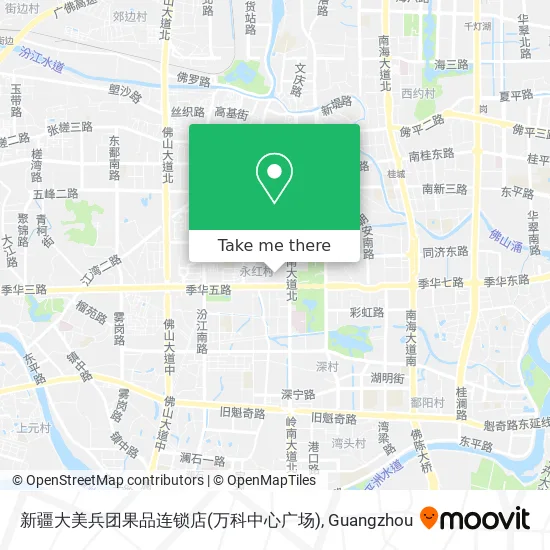 新疆大美兵团果品连锁店(万科中心广场) map