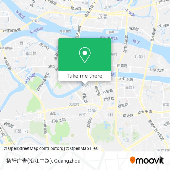 扬轩广告(沿江中路) map