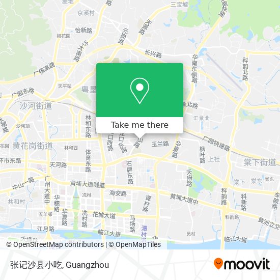 张记沙县小吃 map