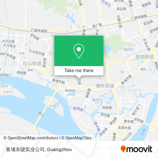 黄埔东骏实业公司 map