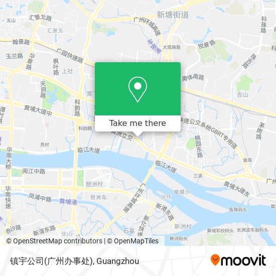 镇宇公司(广州办事处) map