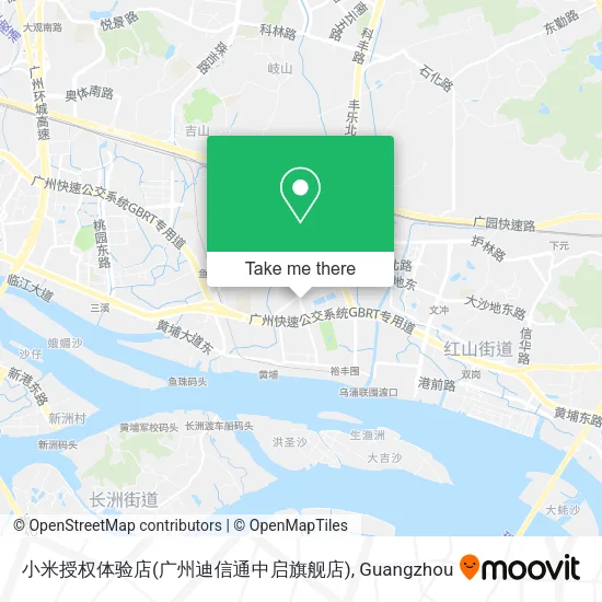 小米授权体验店(广州迪信通中启旗舰店) map