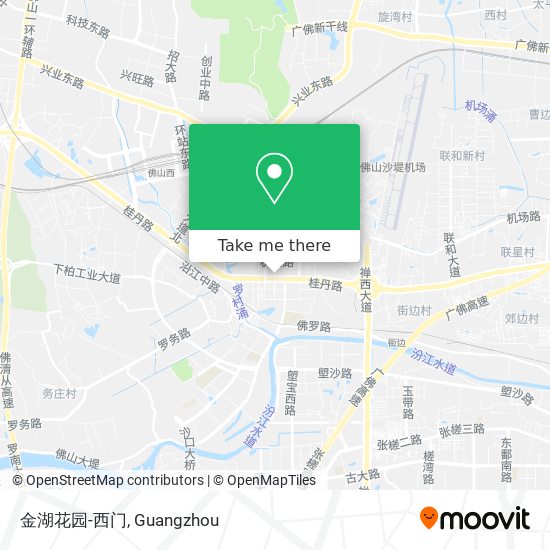金湖花园-西门 map