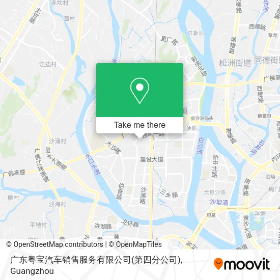 广东粤宝汽车销售服务有限公司(第四分公司) map