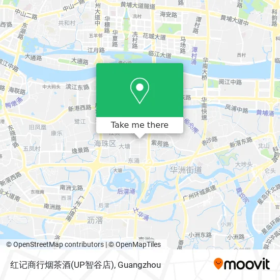 红记商行烟茶酒(UP智谷店) map