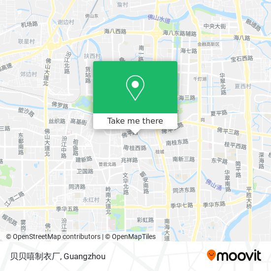 贝贝嘻制衣厂 map
