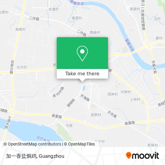 加一香盐焗鸡 map