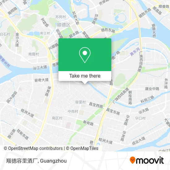 顺德容里酒厂 map